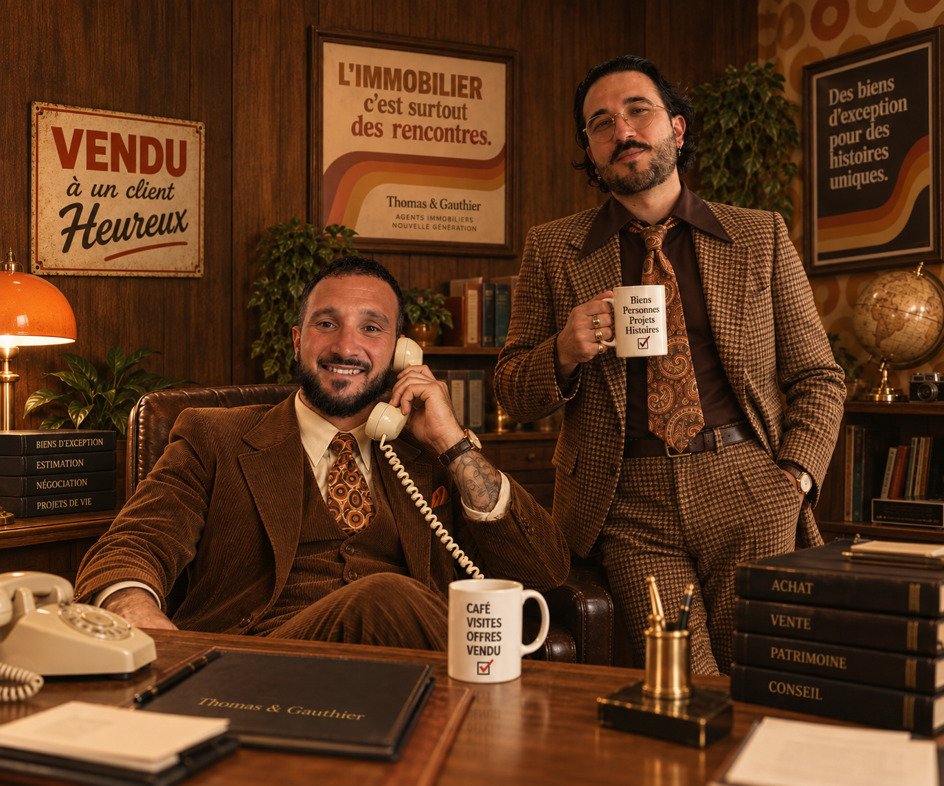 Thomas et Gauthier, conseillers immobiliers nouvelle génération